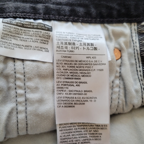 Mens black 501 jeans - Picture 8 of 8